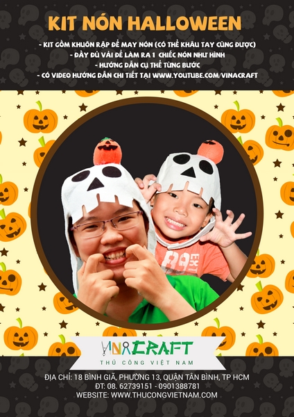 Bộ kit nón Halloween